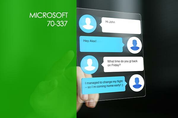 Microsoft 70-337: MCSE Communication - Lync Server